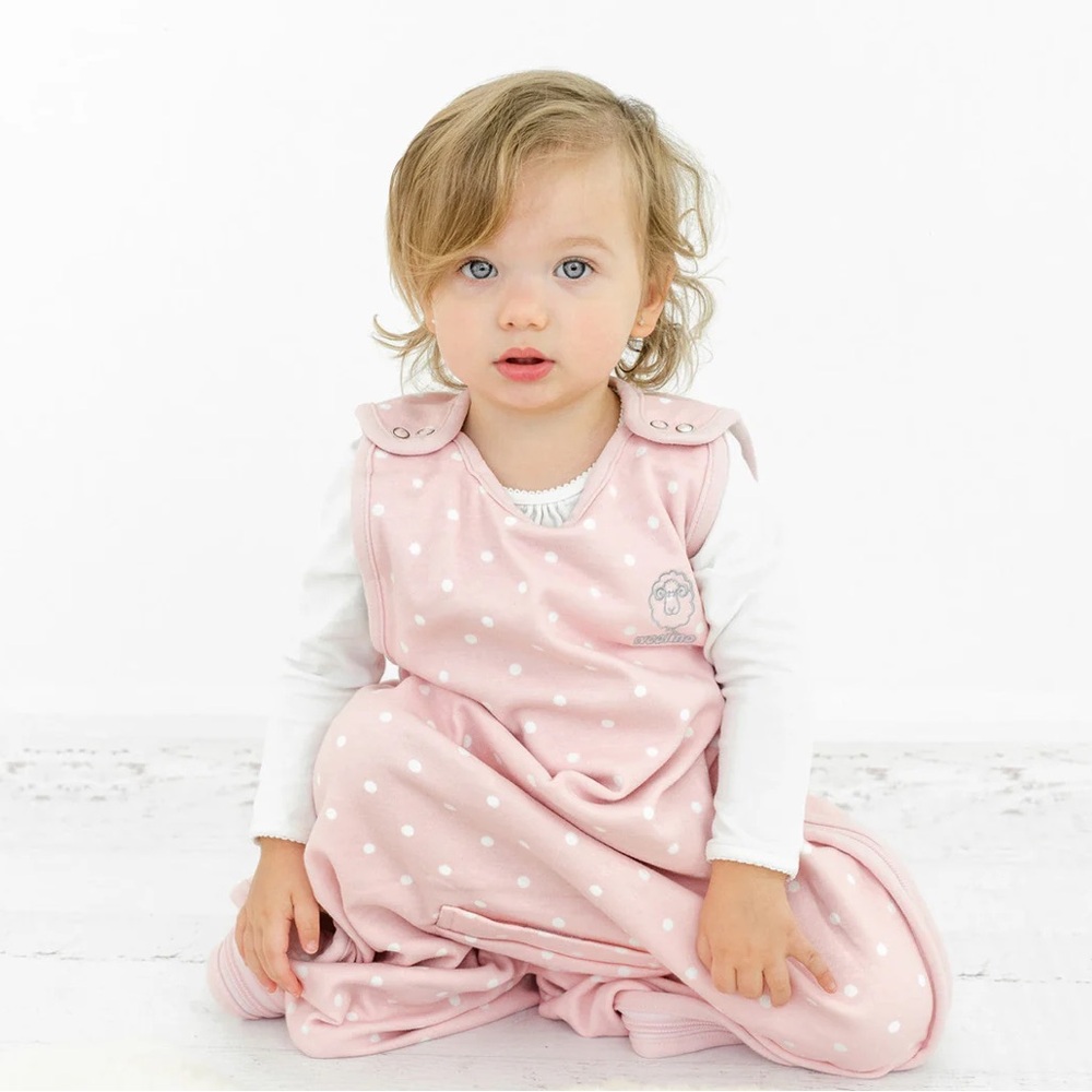 Woolino Ultimate Toddler Sleep Bag in Rose